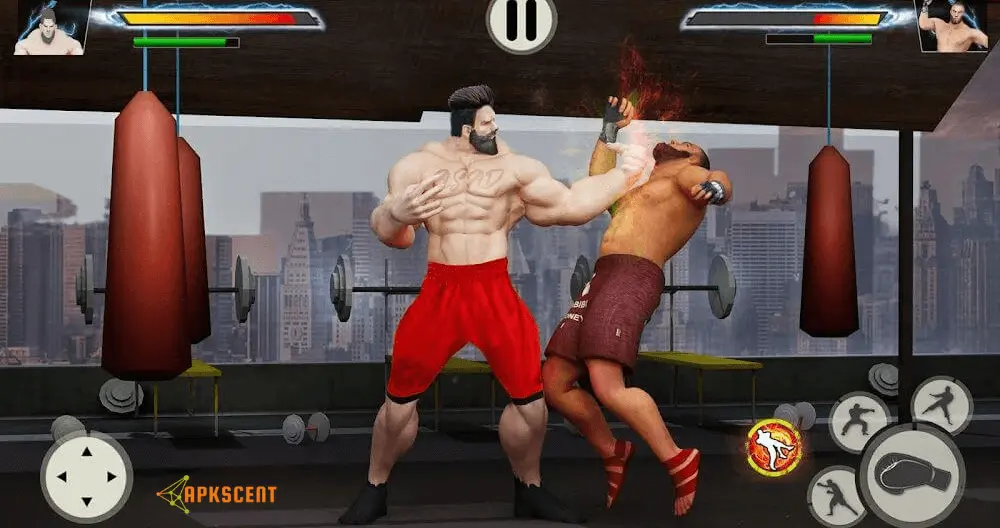 Download bodybuilder gym fighting mod